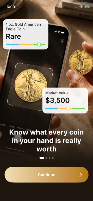 Coin Scanner screen 3: Onboarding