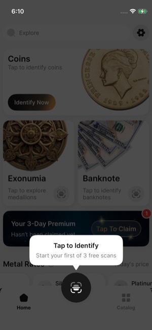 Coin Scanner screen 11: Paywall