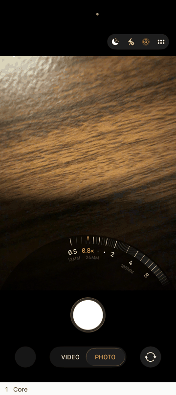 Camera recorded flow
