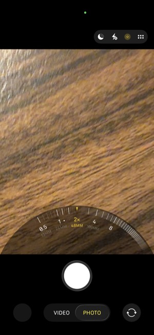 Camera screen 3: Core feature