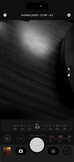 Moment Pro Camera II screen 3: Core feature