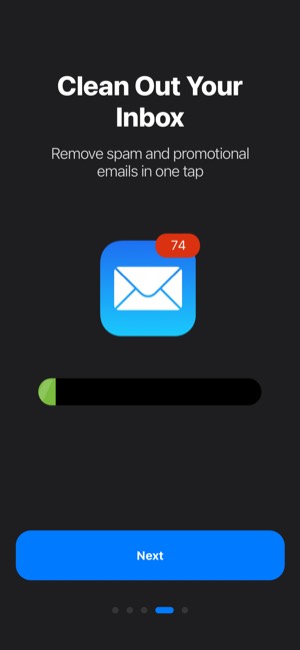 Cleaner Kit screen 4: Onboarding