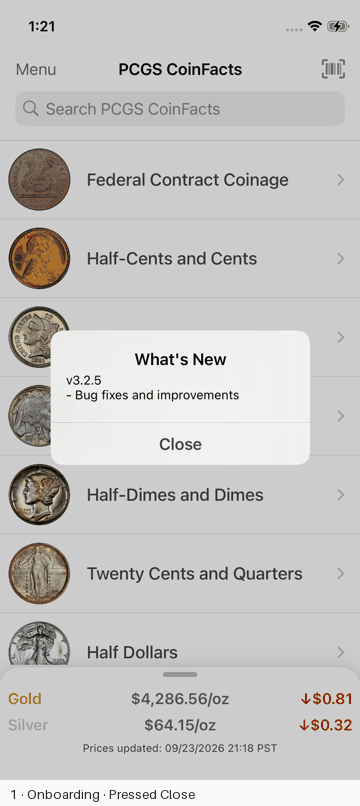 CoinFacts recorded flow