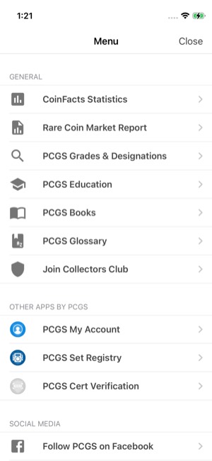 CoinFacts screen 5: Rating prompt