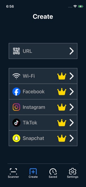 Scan QR Code screen 5: Home