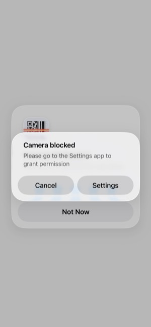 QR Reader screen 18: Rating prompt