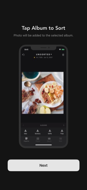 Slidebox screen 3: Onboarding