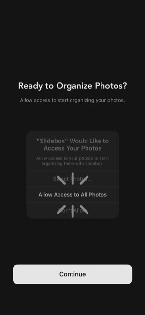 Slidebox screen 5: Permission primer