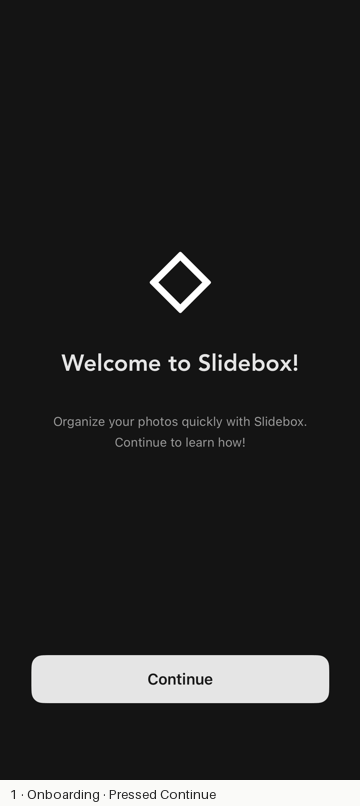 Slidebox recorded flow