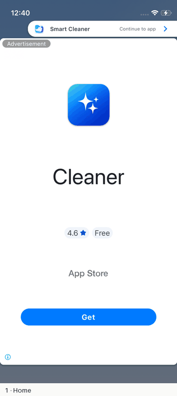 Smart Cleaner recorded flow