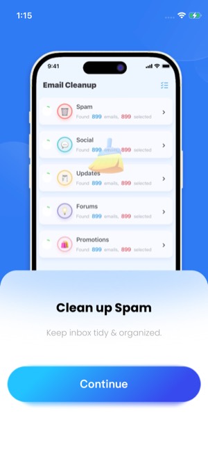 Smart Cleaner screen 4: Onboarding