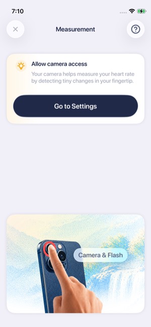Heart Rate screen 11: Permission primer