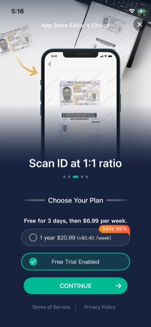 CamScanner screen 16: Offer screen