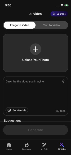 Shots screen 9: Home