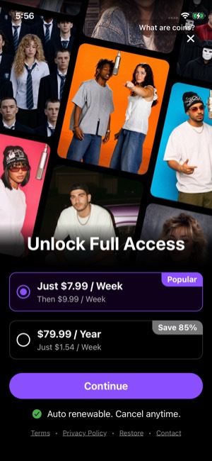 Shots screen 10: Offer screen