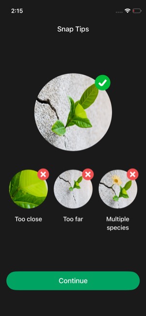 PictureThis screen 5: Onboarding