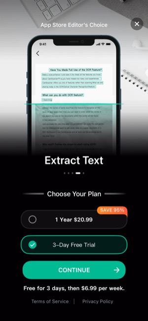 CamScanner screen 7: Offer screen