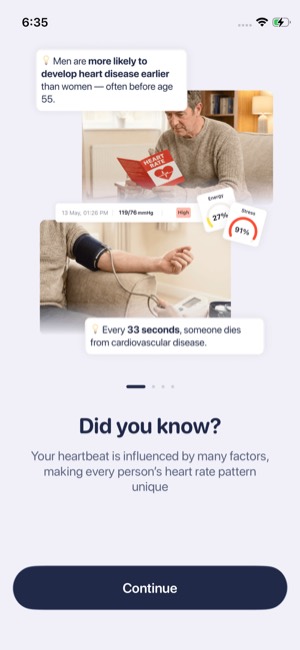 Heart Rate screen 4: Onboarding
