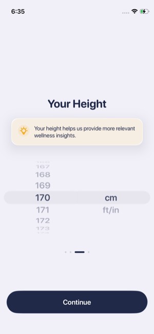 Heart Rate screen 7: Onboarding