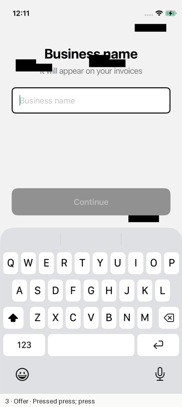 InvoiceMaker recorded flow