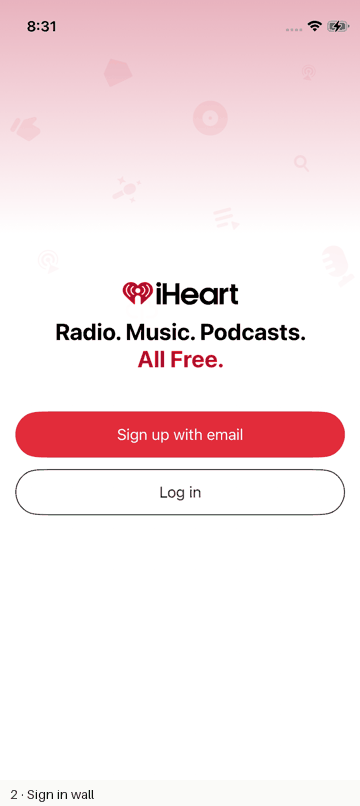 iHeart recorded flow