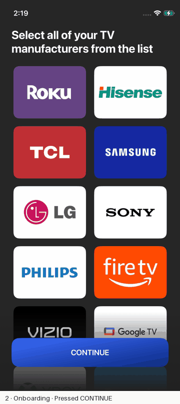 Roku Remote recorded flow