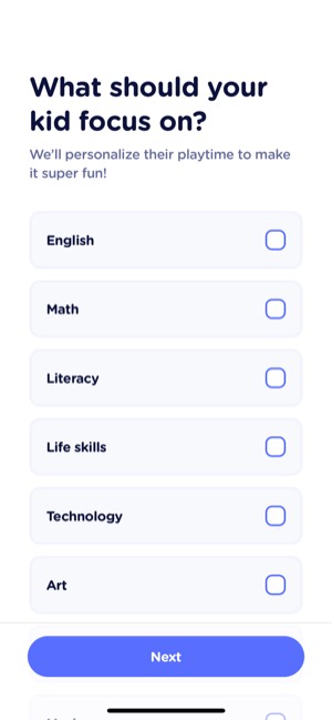 Lingokids screen 6: Quiz