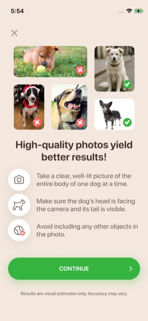 Woofz screen 11: Onboarding