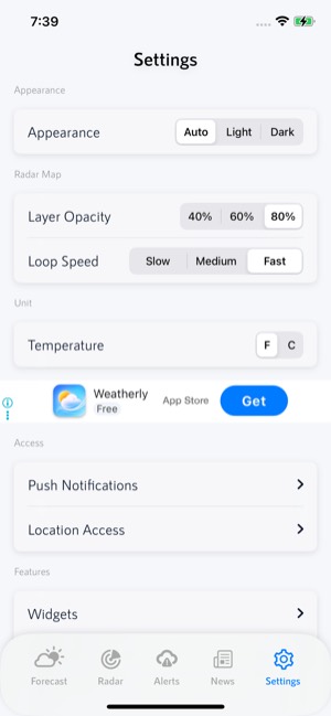 NOAARadar screen 16: Quiz