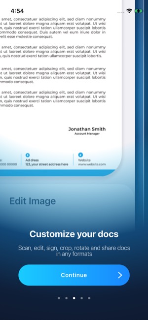 iScanner screen 4: Unclassified