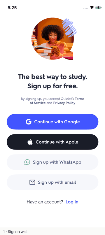 Quizlet recorded flow