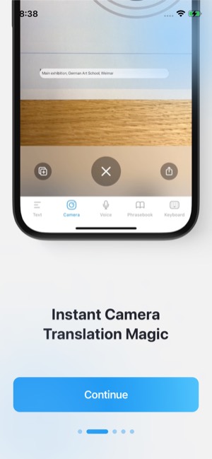 iTranslate screen 3: Onboarding