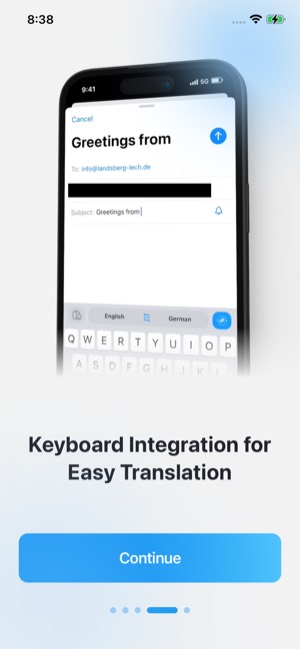 iTranslate screen 5: Onboarding