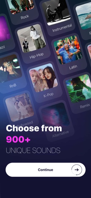 RingTune screen 4: Onboarding