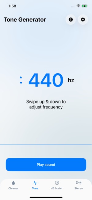 ClearWave screen 15: Home