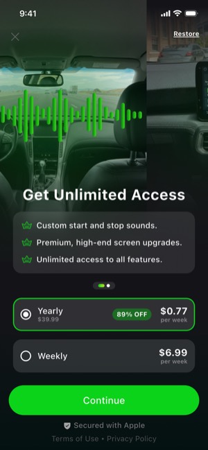 HiCar screen 4: Offer screen