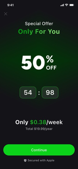 HiCar screen 6: Offer screen