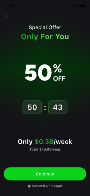HiCar screen 12: Offer screen
