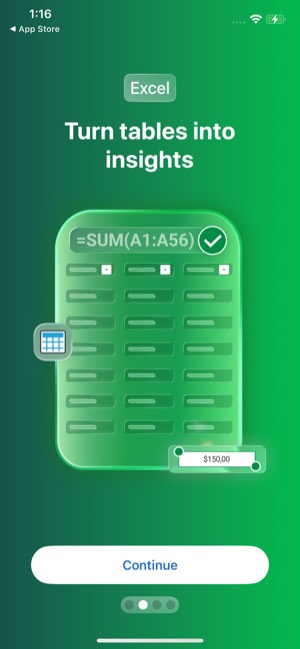 MobiOffice screen 4: Onboarding