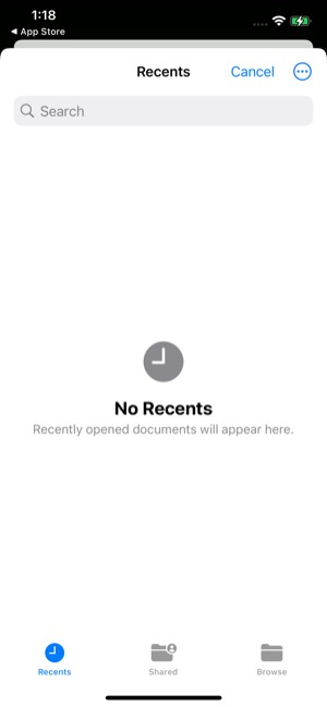 MobiOffice screen 13: Home