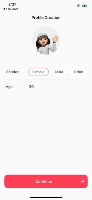 HeartBeat screen 5: Onboarding