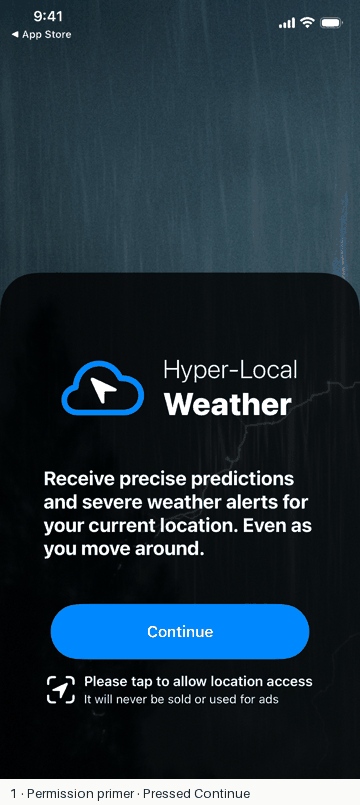 The Weather recorded flow