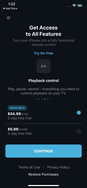 TV Remote * screen 6: Offer screen