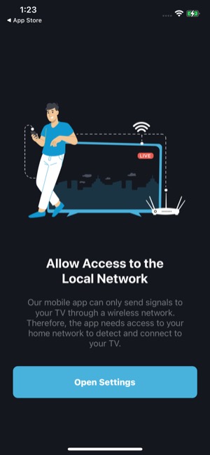 TV Remote * screen 8: Permission primer