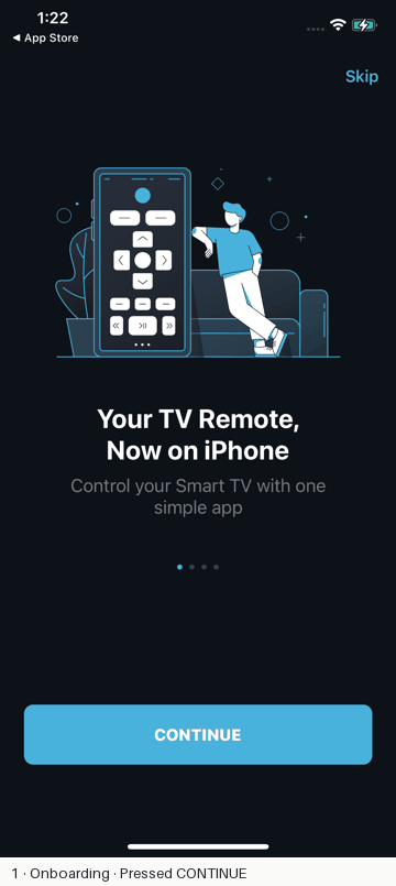 TV Remote * recorded flow