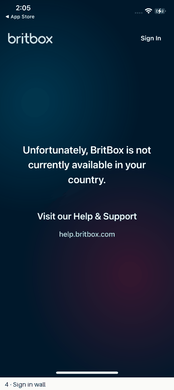 Britbox recorded flow