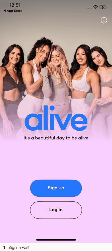 Alive recorded flow
