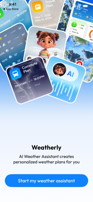 Weatherly screen 7: Onboarding