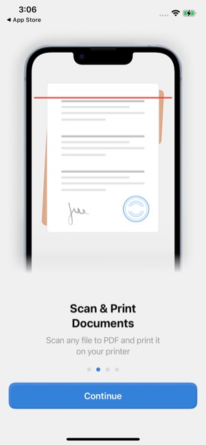 Smart Printer screen 2: Onboarding