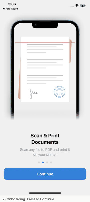 Smart Printer recorded flow